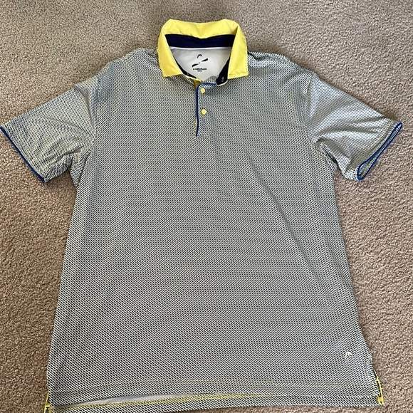 HEAD Dri Motion Polo Shirt Men's Medium Multicolor Breathable Performance Modern - Picture 2 of 9
